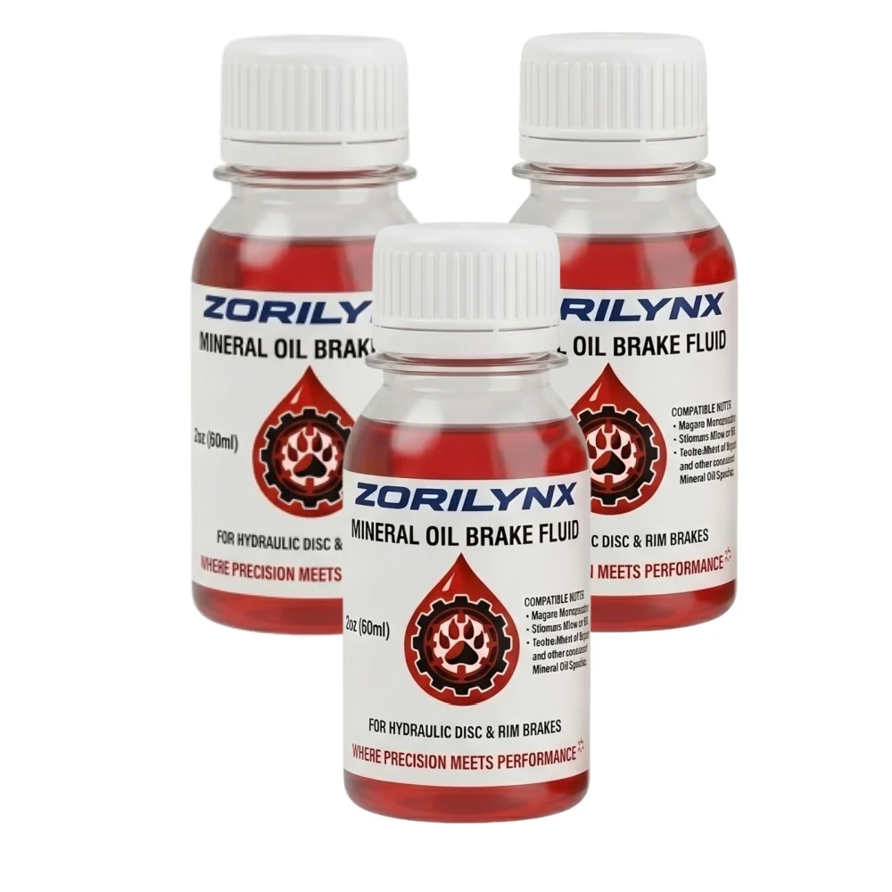 Premium Fahrradbremsflüssigkeit, Mineralöl, 60 ml, hydraulische Scheibenbremse, Pro MTB, Rennrad, Reparaturwerkzeug für Shimano Magura ZORILYNX