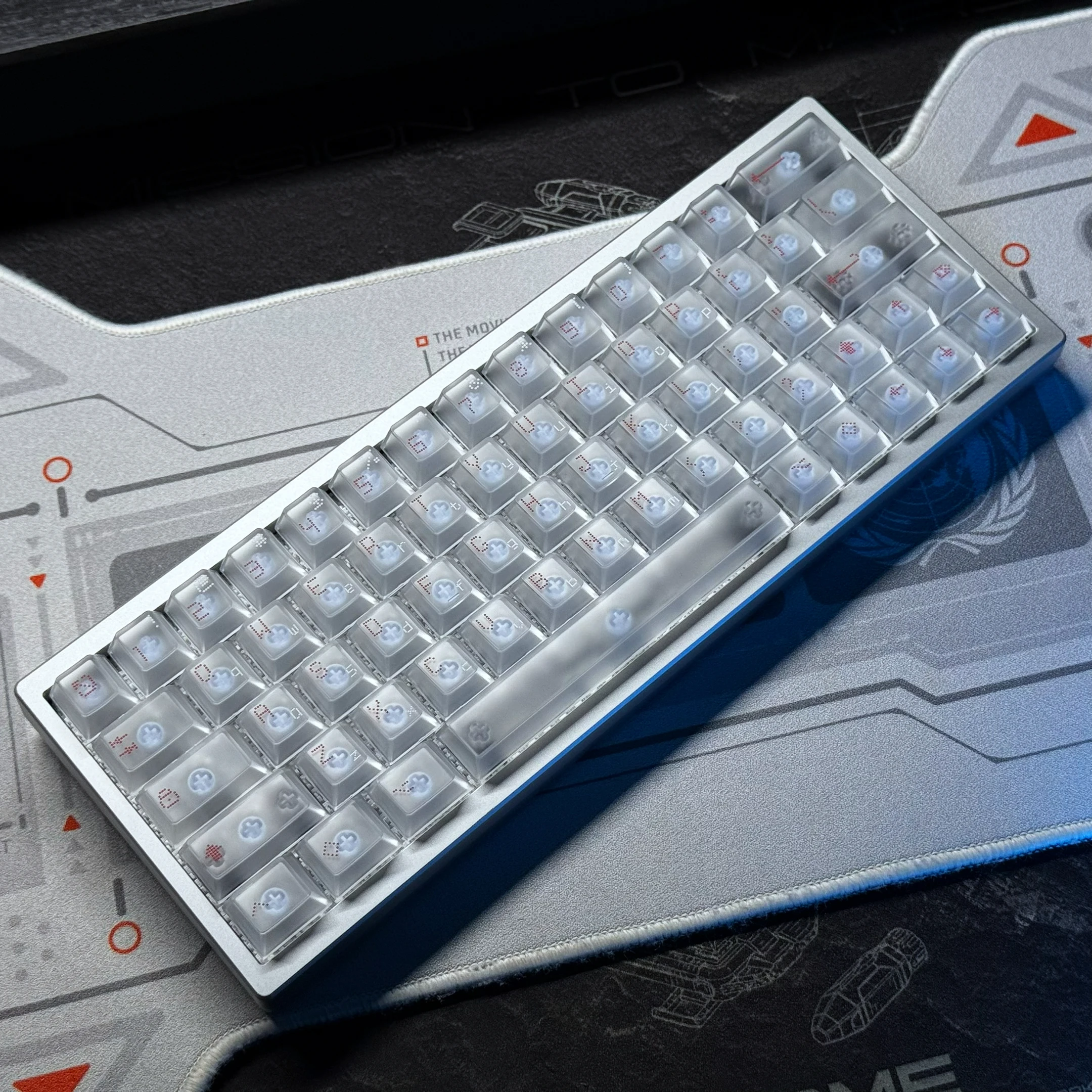 Everglide SU66 Magnetic Keyboard PCB 0.001 RT Total 174 RGB Leds
