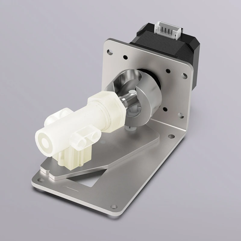 Kamoer KPVP Valveless Piston Pump 100μL/Shot 24V Stepper Motor High Precision for Analytical Instruments and Fluid Handling