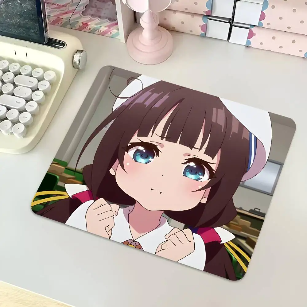 Ai Hinatsuru Anime Characters Mousepad Small LockEdge Mouse Pad For Gamers Computer Desk Pad Rectangular Anti-slip Rubber