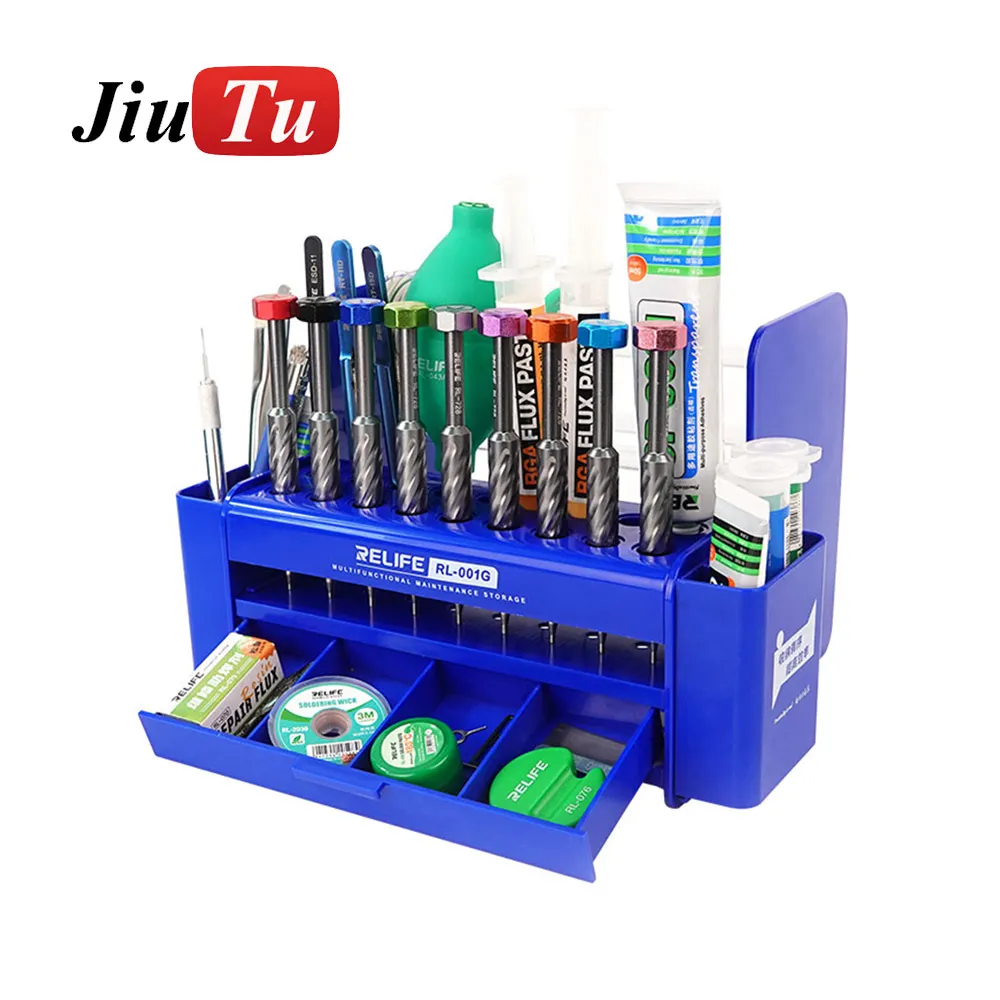 

Multifunctional Desktop Maintenance Storage Box High Capacity For Electronic Component Tools Repair Easy