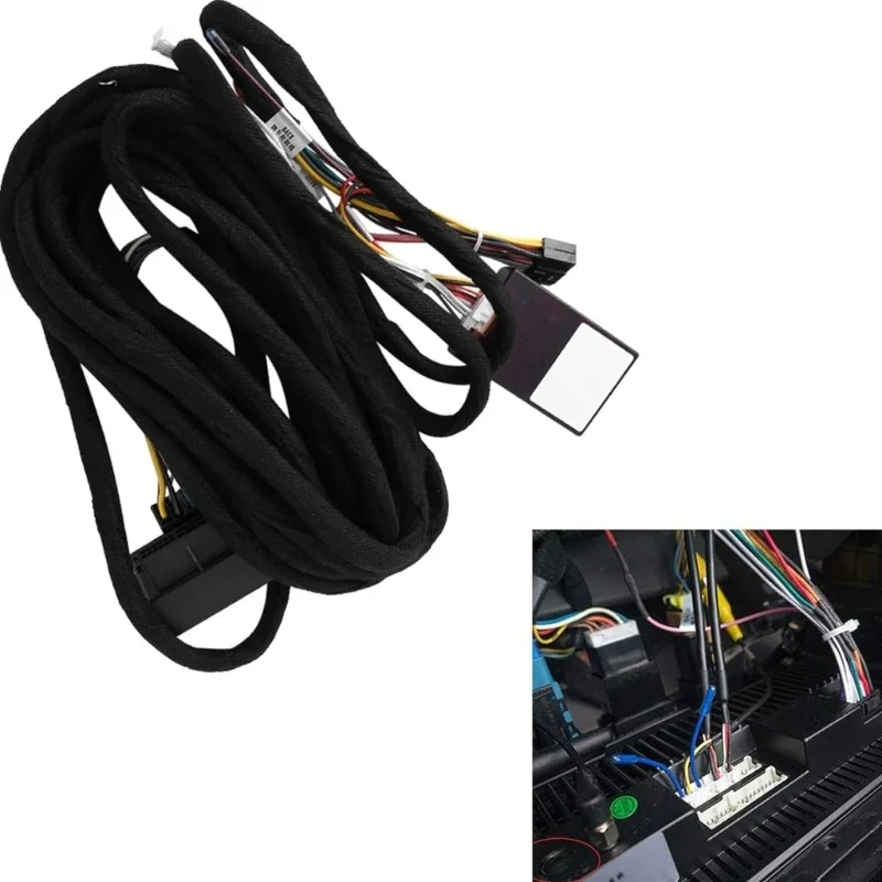 

Car Extended Wiring Harness Cable for Navigation for E39 2001-2004 E53 2001-2005 Extension Cord with Canbus Box