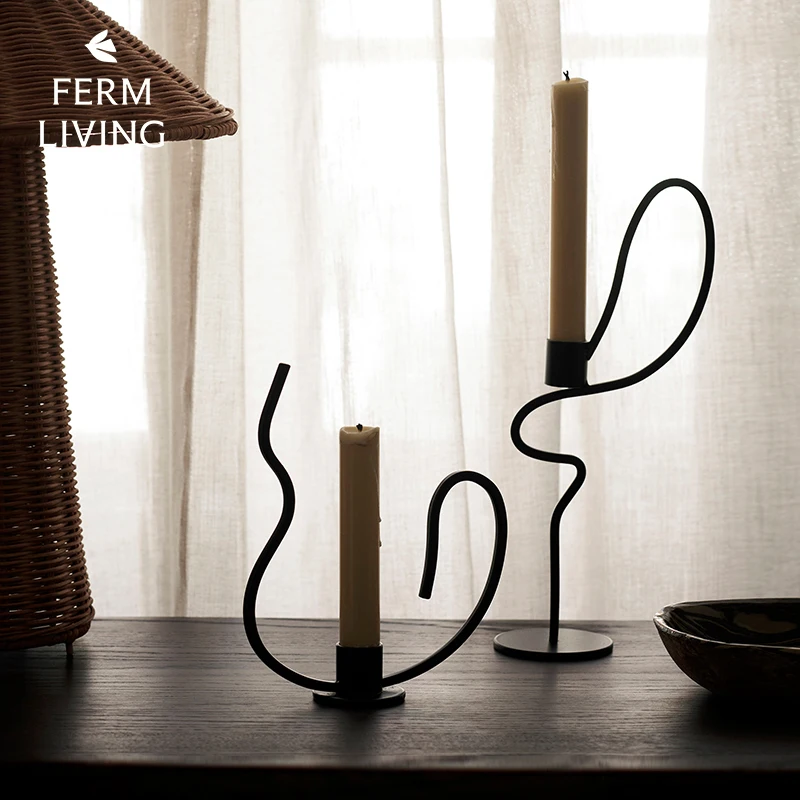 

Подсвечник Ferm Living Vintage из нержавеющей стали, вертикальный напольный, в виде танцовщицы, для домашнего декора