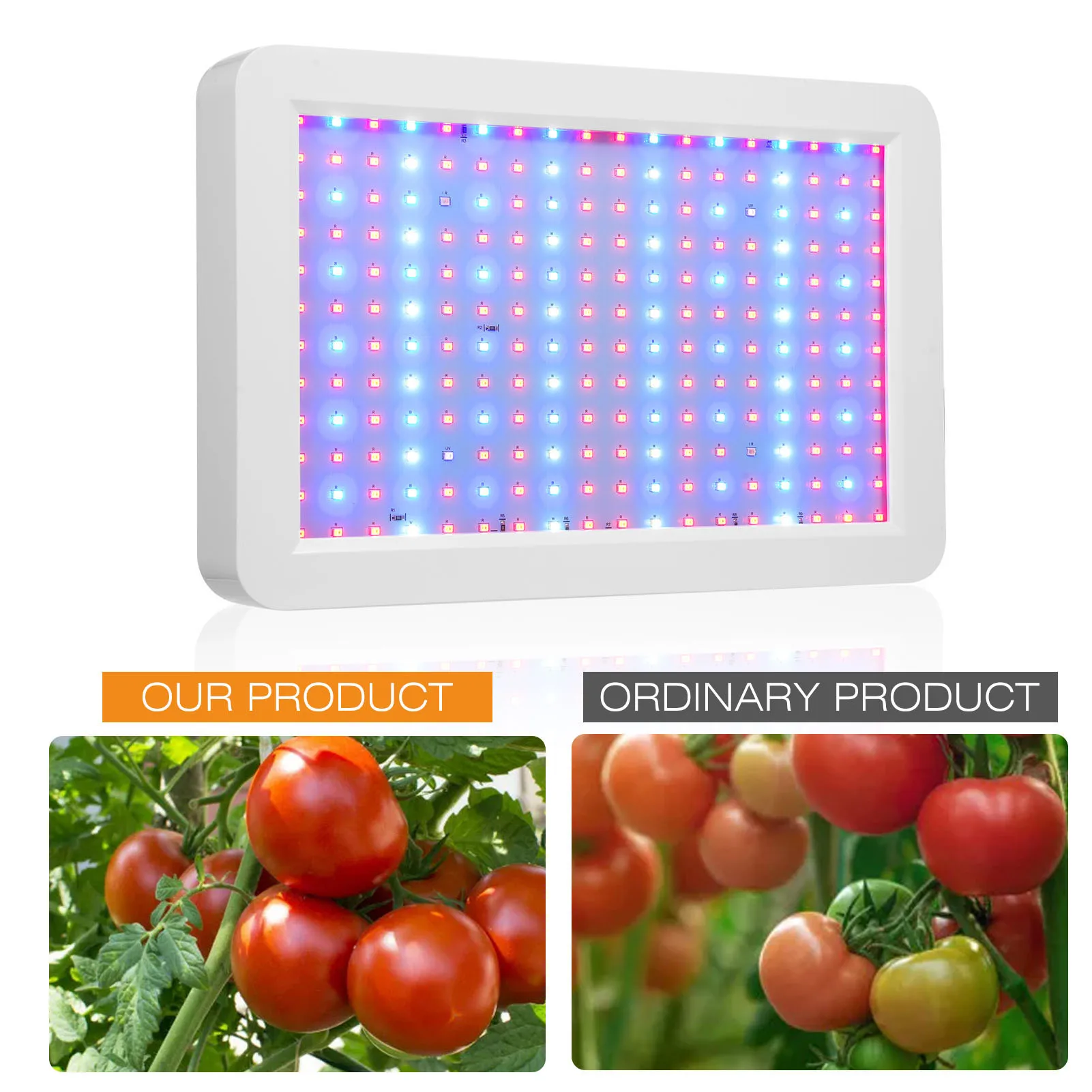

312LEDs Grow Light for Indoor Plants Full Spectrum Veg and Bloom Plant Growth Lamp Waterproof Hanging Plant Growing Lamps