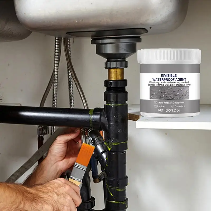 สารเคลือบกันรั่วซึมโปร่งใสสามารถซึมผ่านได้กาวแข็งแกร่งที่มองไม่เห็นสำหรับสระน้ำกลางแจ้งหลังคาห้องน้ำ