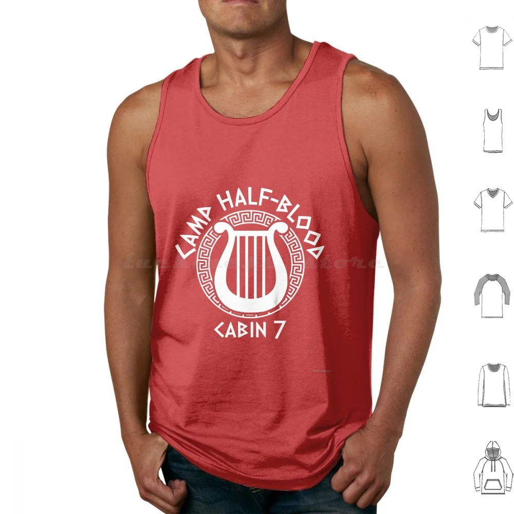 Cabin 7 Camp Half-Blood Tank Tops Vest Sleeveless Camp Half Blood Pjo Hoo Toa Will Solace Percy Jackson Fanart Will