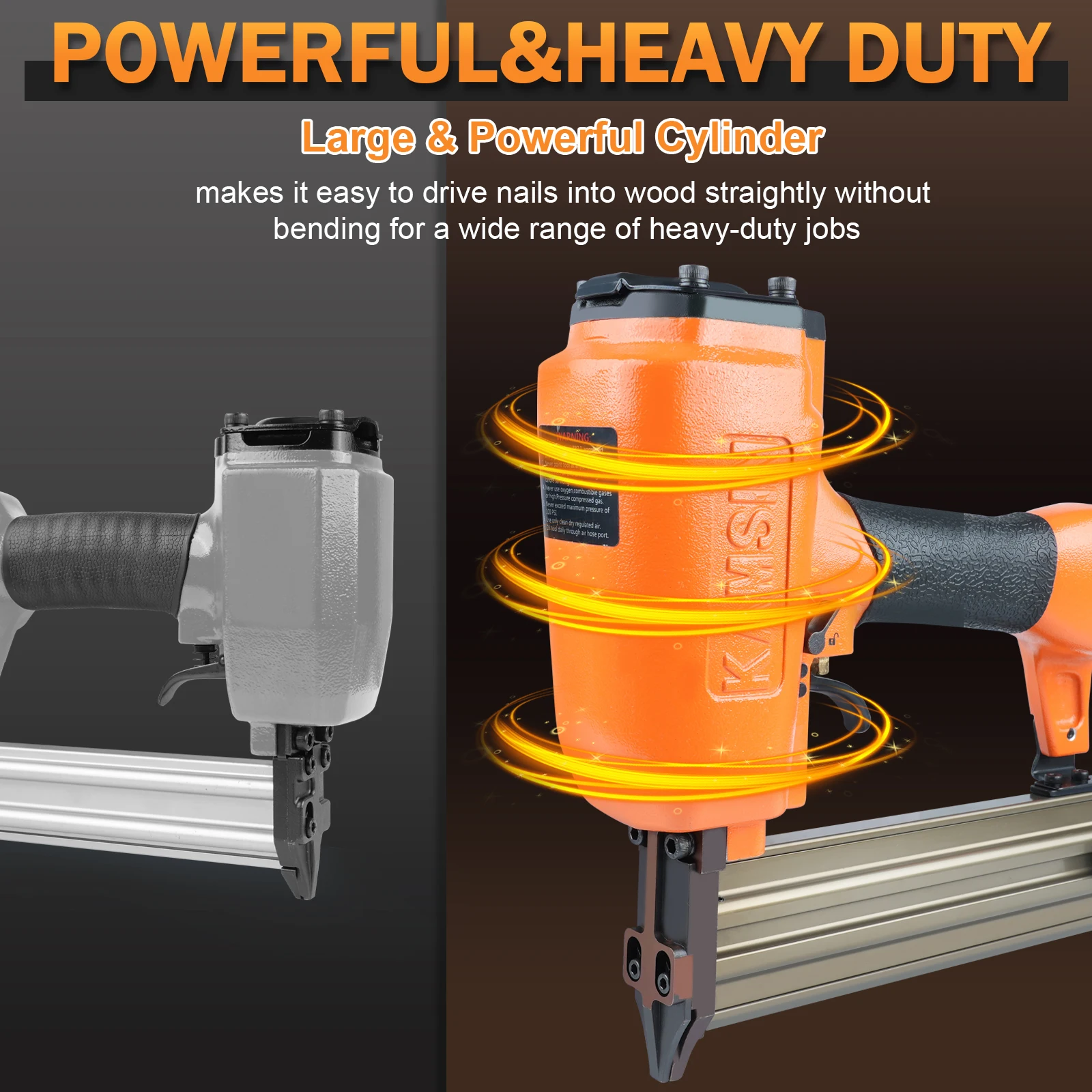 

T50 16 pneumatic straight nail gun, household tool nail gun, fixed on wooden board, used for fixing car seats, sofas, cabinets