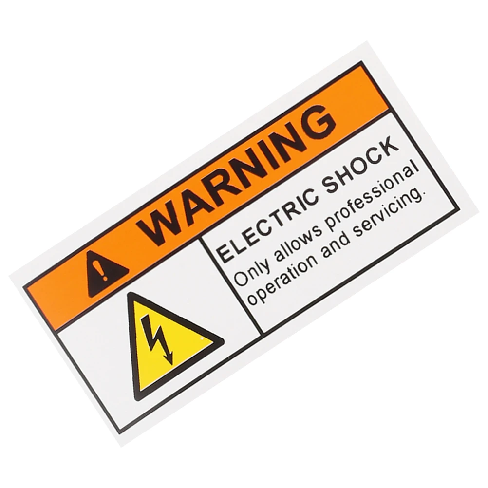 

of Electric Shock Stickers High Voltage Warning Safety Sign Electrical Self Adhesive Label Voltage Shock Sticker