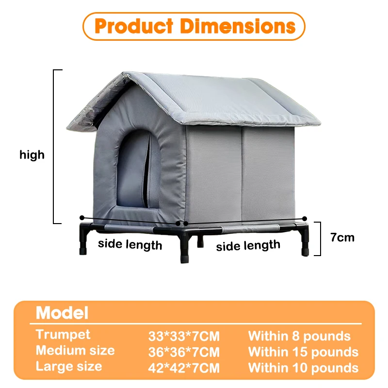 Foldable Waterproof Pet House 6