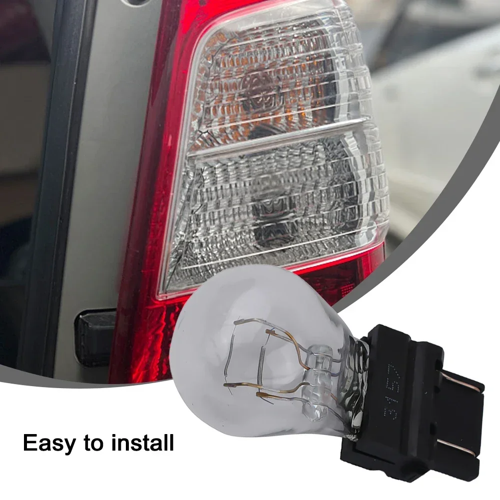Direct Replacement 3157 Brake Light Bulbs 3155 3547 Brake Light Quartz Glass Reverse Light Tail Light Turn Signal 3000K
