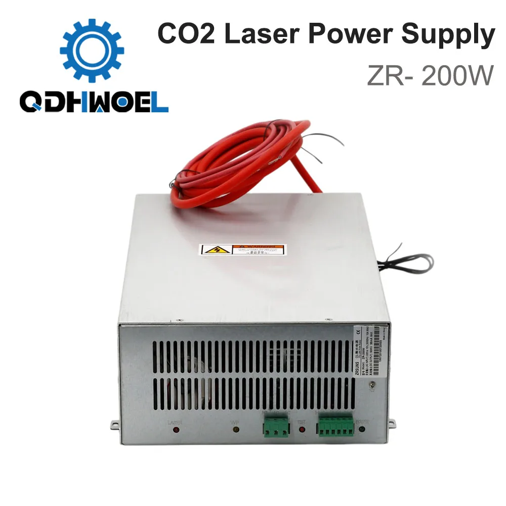 220V ZR-200W 200W High Voltage CO2 Laser Power Supply for Engraving Cutting Machine Parts