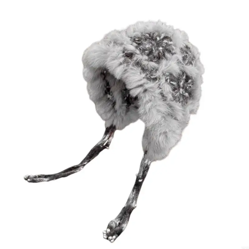 2026 New Unique Plush Hat Knitted Hat Skull Cap for Trendsetting Warm Skull Cap Thicken Hat Party Club