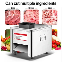 Kommerzielle Elektrische Fleisch Slicer Maschine Haushalt Fleischwolf Automatische Fisch Cutter Gemüse Slicing Filet Geschreddert Slicer