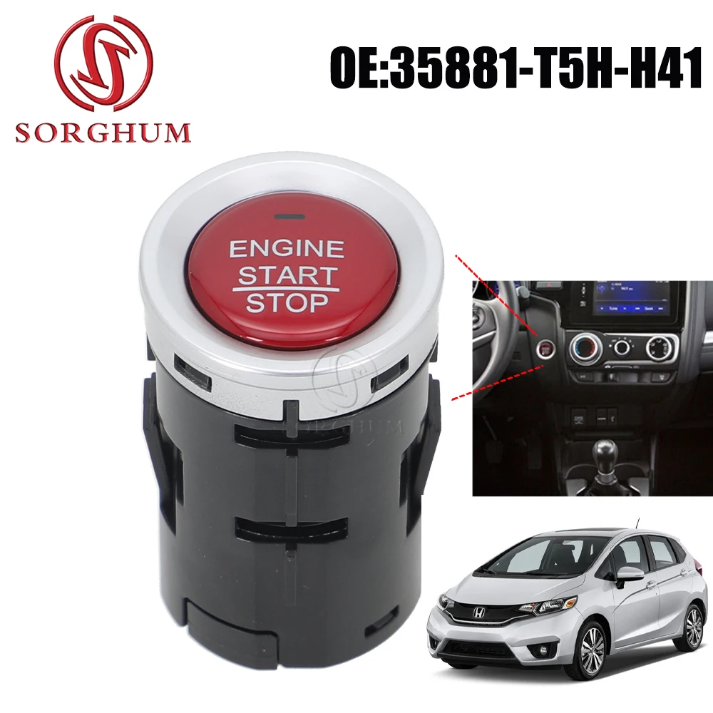 

Start Stop Push Button Engine Ignition Switch for Honda X-RV HRV FIT City Odyssey 2015 2016 2017 35881-T4N-701 35881-T5H-H41