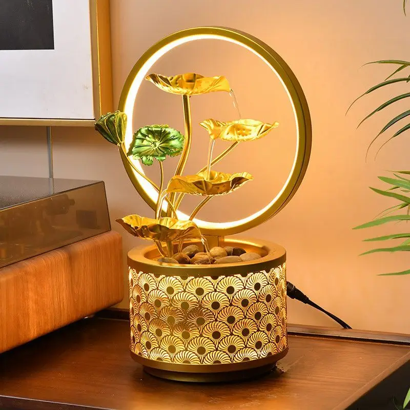 Ba Fang Lai Cai desktop ornaments, living room water circulation ornaments, decorative items