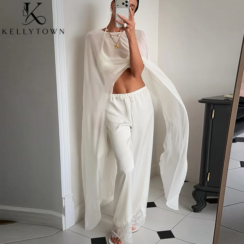 Sexy Blouse Women White Top See Through Cover Up Summer Clother 2026 Chic Holiday Beach Outfits Asymmetric Hem Black Blouse Tops