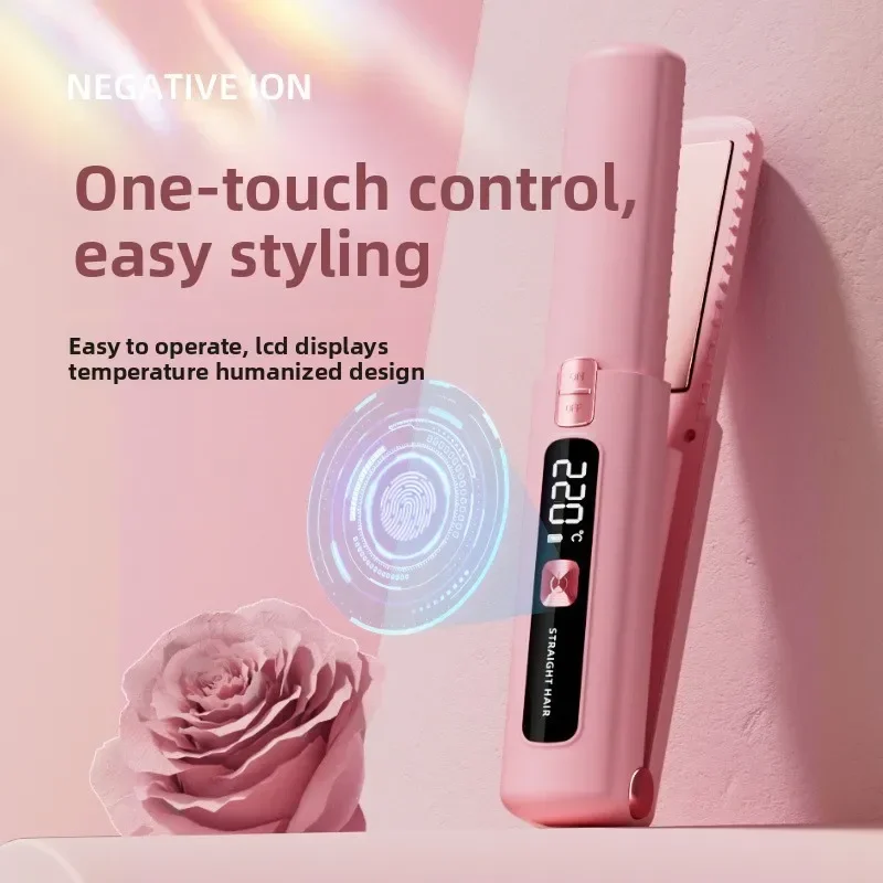 High quality  Wireless Splint Straight Plate Clip Portable Hair Straightener Perm Electric Heating Straight Splint Anti-scalding
