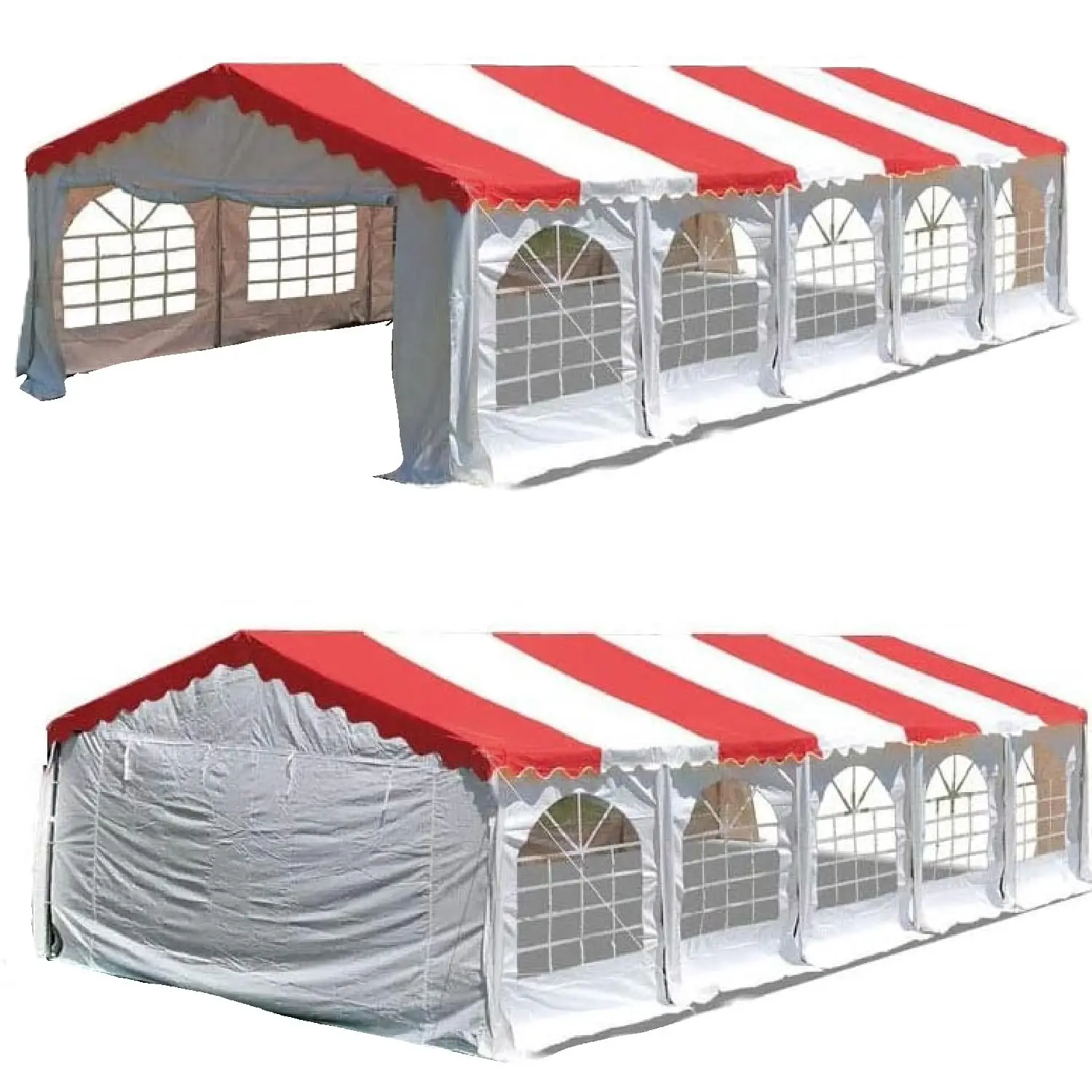 

32x16 Budget PVC Party Tent,Outdoor Event Canopy,Wedding Shelter Gazebo,Waterproof Top,Galvanized Steel Frame,Customized