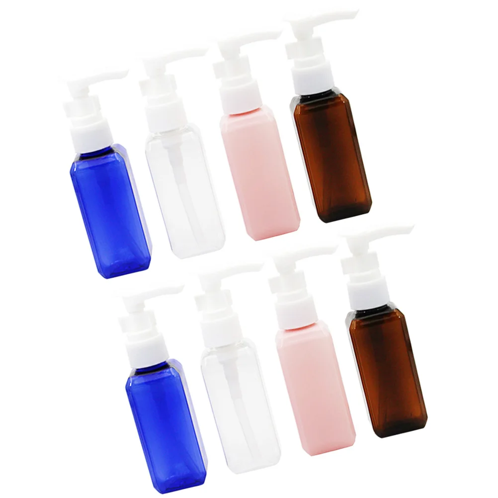 

8pcs Square Lotion Dispenser Soap Bottle H washing Travel Long Lasting Safe Material Bathroom Kitchen Office School