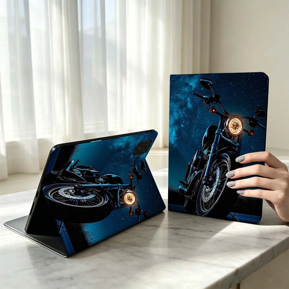 Bike Lover Motorcycle Pen Tray For Xiaomi Poco Redmi Pad 8 2 4 C1 6 6S 7 7S SE 9.7 14 11 11.2 12.1 12.5 Inch Tablet Case