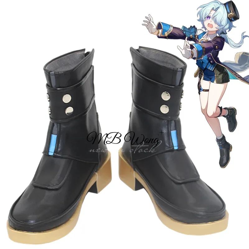 Game Honkai Star Rail Misha Cosplay Shoes Boots Cosplay Anime Role Play Halloween Carnival Costume Outfit Party Prop Women Men