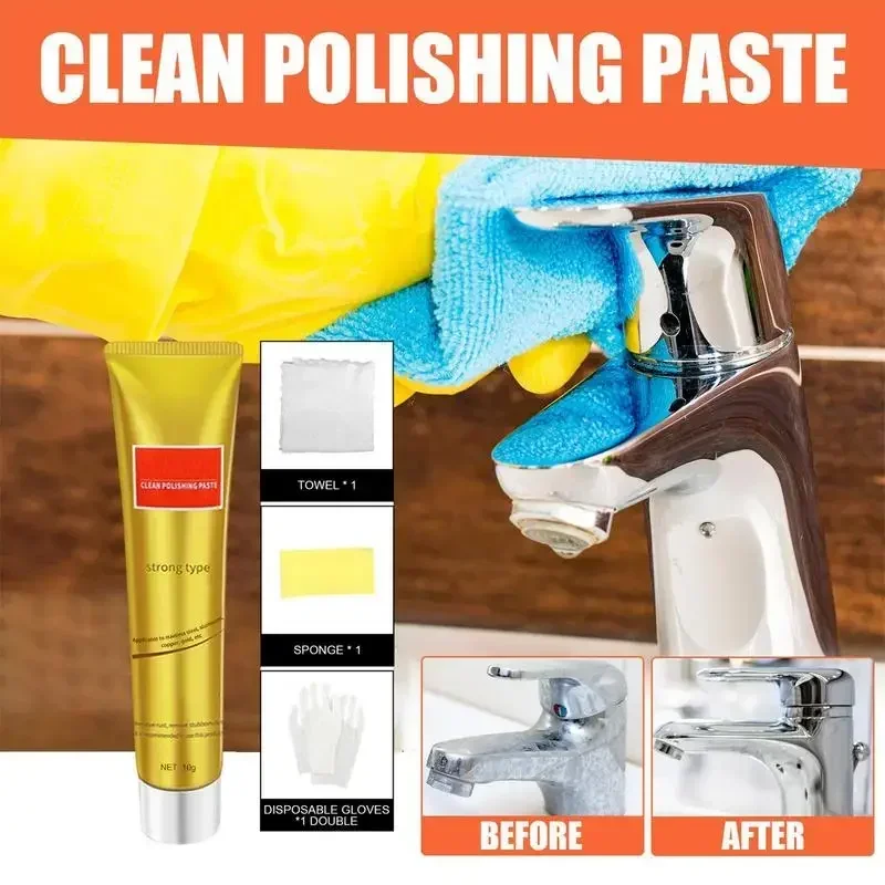 All Metal Polish Cream Metal  Cream Tube    Polishing Paste Antique Coin Polish Rust Remover For