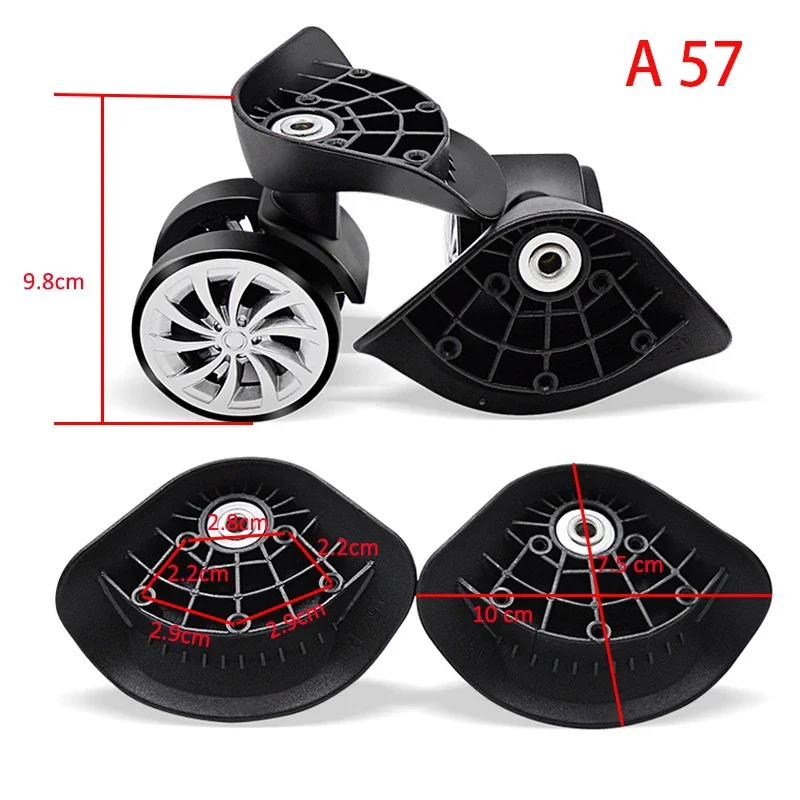 A20-A90 Trolley Luggage Wheel Accessories Universal Parts Travel Caster Replacement Mute