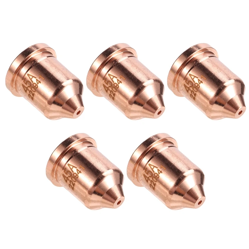 5Pcs 220941 Nozzle Tips 45A Fit For Powermax 45XP/65/85/105 Plasma Cutting Torch Consumables