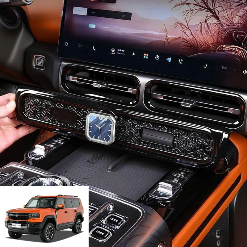 New Car Dashboard Clock For Jetour G700 Center Console Time Watch Interior Modification Parts Quartz Eco-friendly
