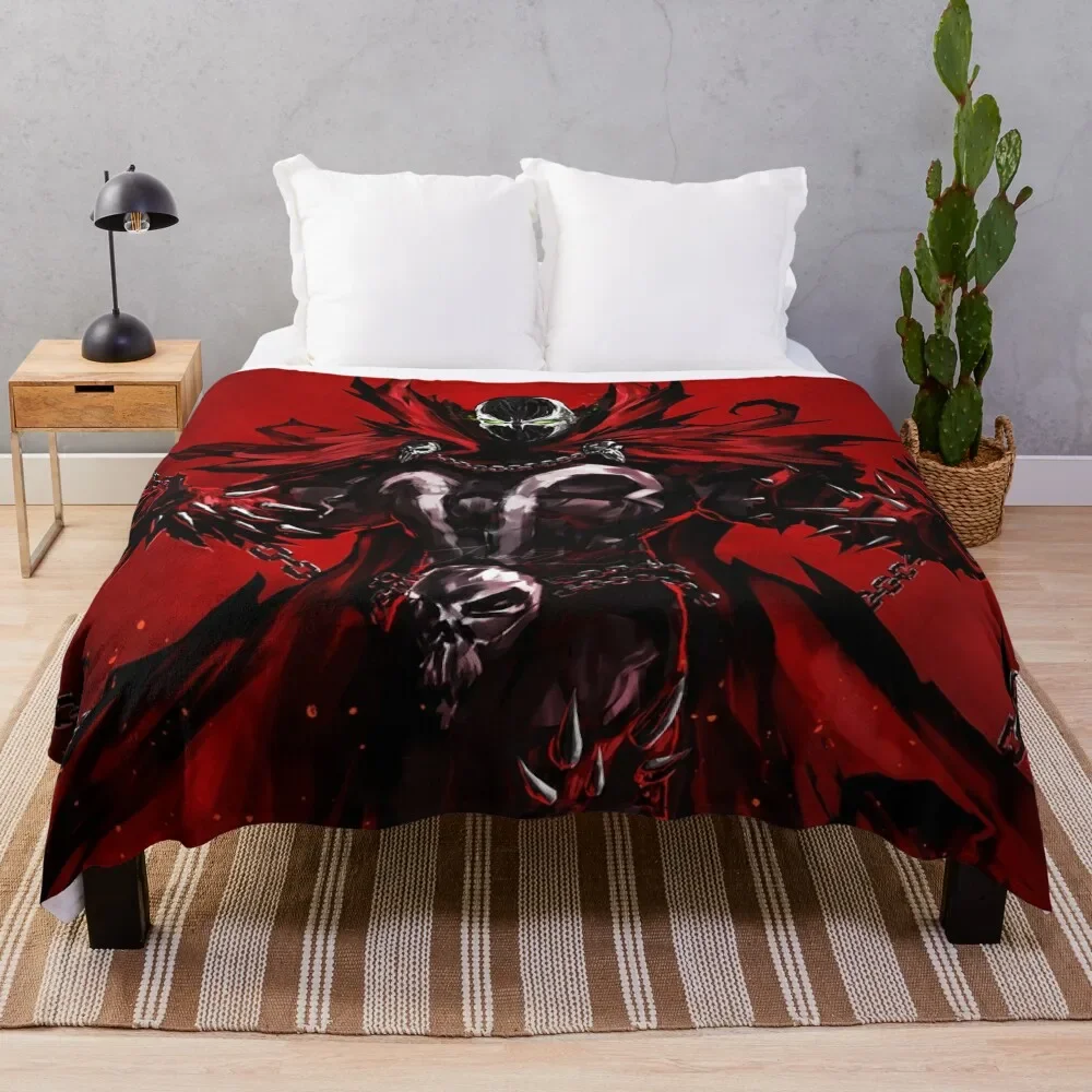 

red monster Throw Blanket anime Personalized Gift Decorative Sofa sofa bed Blankets