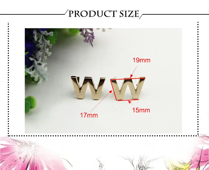 5 Stücke DIY Englisch 26 Buchstaben Metallnieten Klaue Nieten Für Taschen Kleidung Hüte Leder Dekor Alphabete Klaue Niet Handgemachte Handwerk – Detail 25