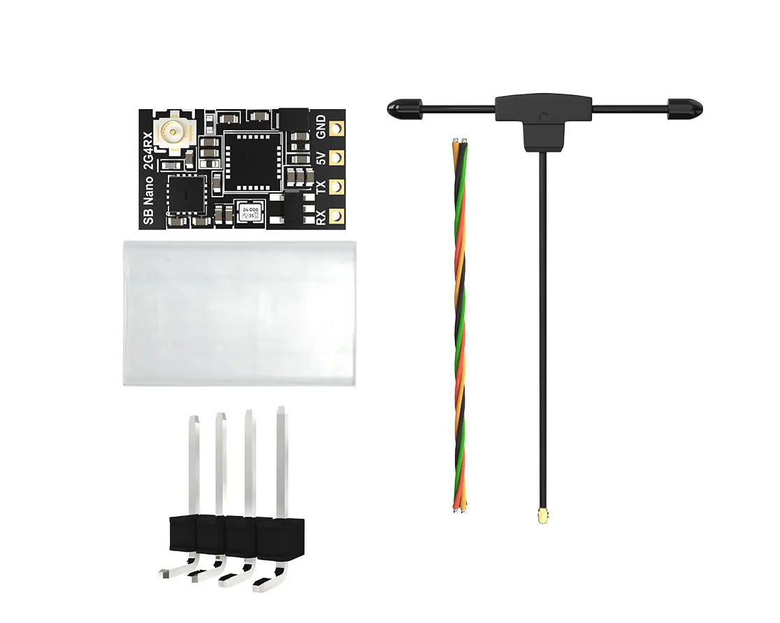 SpeedyBee Nano Receivers 2.4G 2.4G-TCXO ExpressLRS ELRS Receiver for FPV Freestyle Long Range Drones DIY Parts FPV