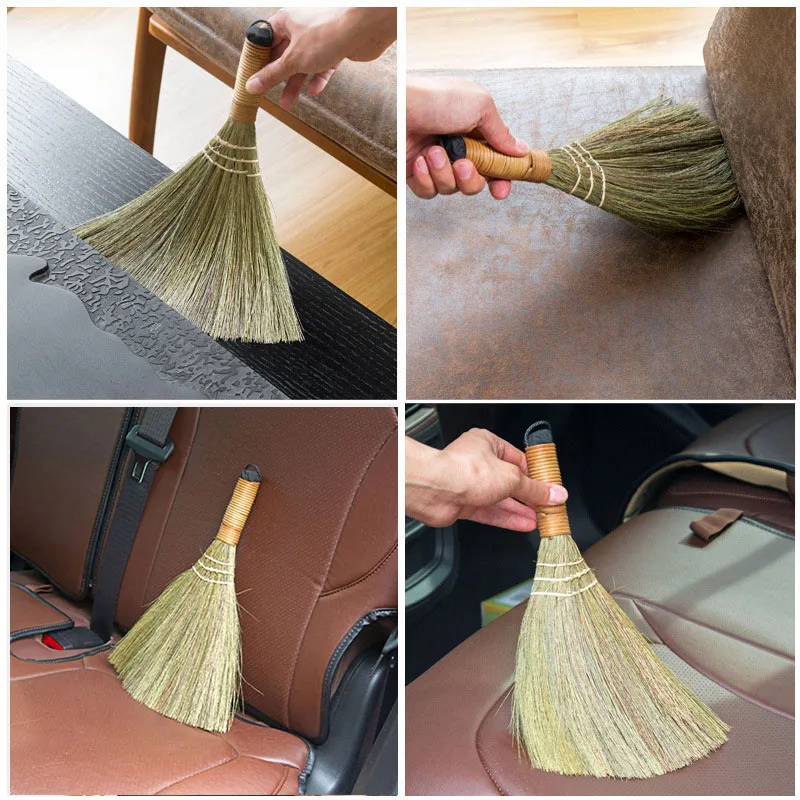 Japanese Style Broom With Short-Handle Sweeping Japanese Style Broom For Desktops Cabinets Counters Floors
