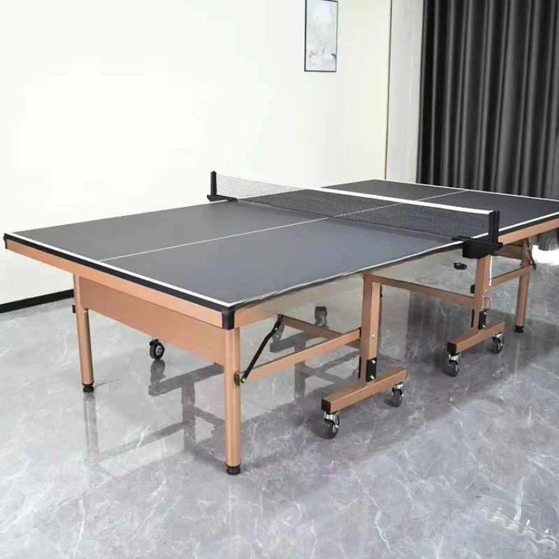 

Indoor table tennis table 25mm standard size with round Rube legs