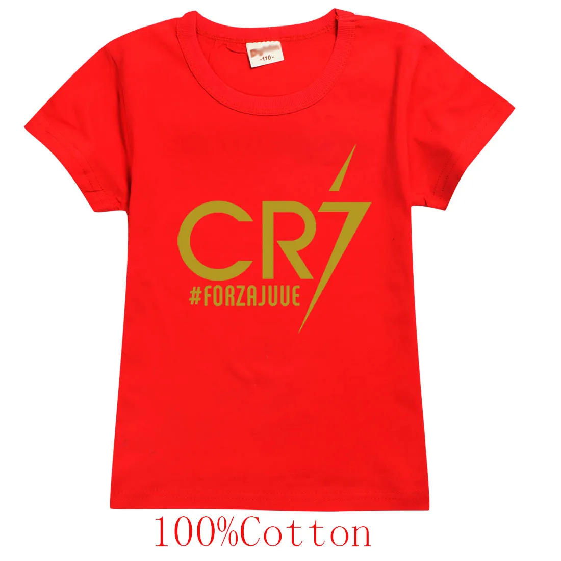 

Kids T-shirt CR7 Print Fashion Casual Short Sleeve Tops 2025 Movie Crew Neck Cartoon Girls Boys Tee Casual Baby Girl Clothes