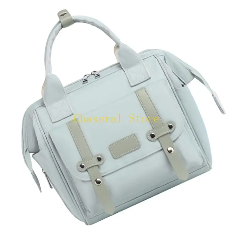 E7CE Multifunctional Mom Diaper Bag Backpack Spacious Handbag Essential for Baby