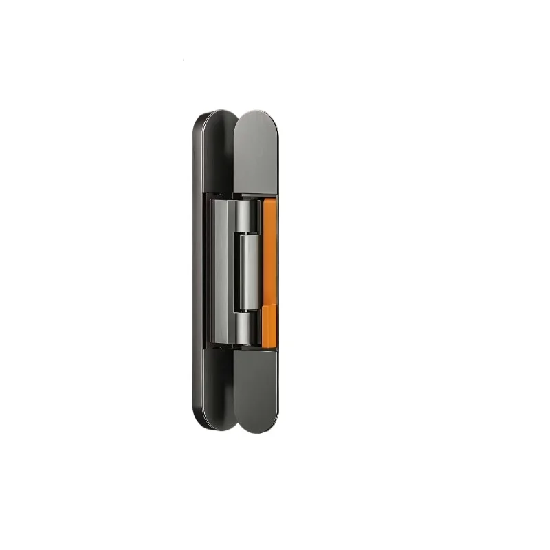 For invisible door aluminum frame door adjustable hydraulic hinge silent buffer 80 ° door frame shallow slotting