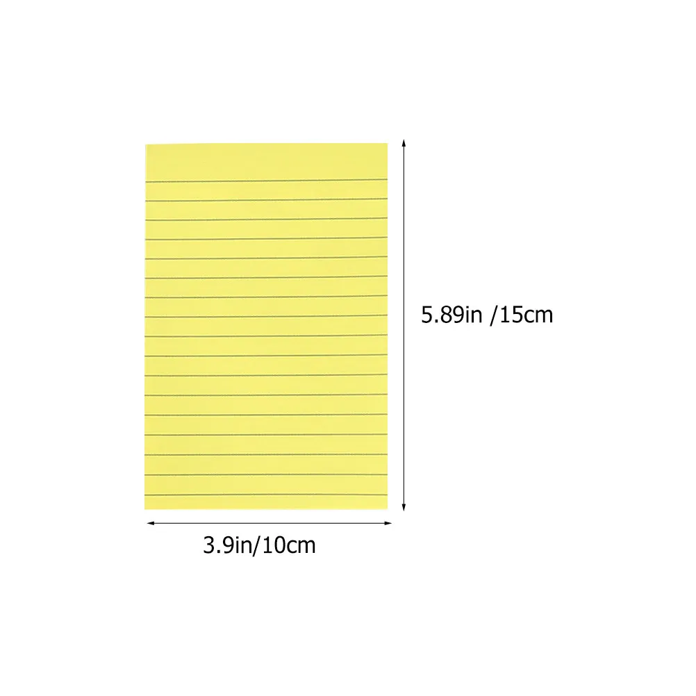 Tear Off Memo Pad Books Horizontal Lined Stickers Paper Note Pads Multi Functional Office Supplies Self