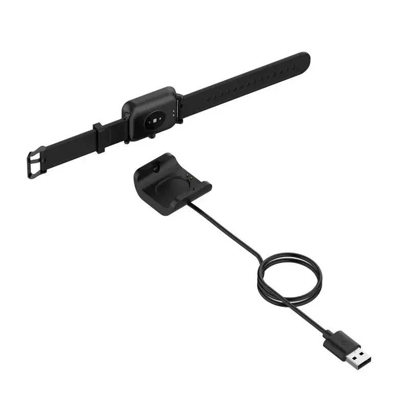 Cabo de carregador para Huami Amazfit Bip S 1s, relógio inteligente, cabo de carregamento USB, clipe portátil, berço, relógio inteligente