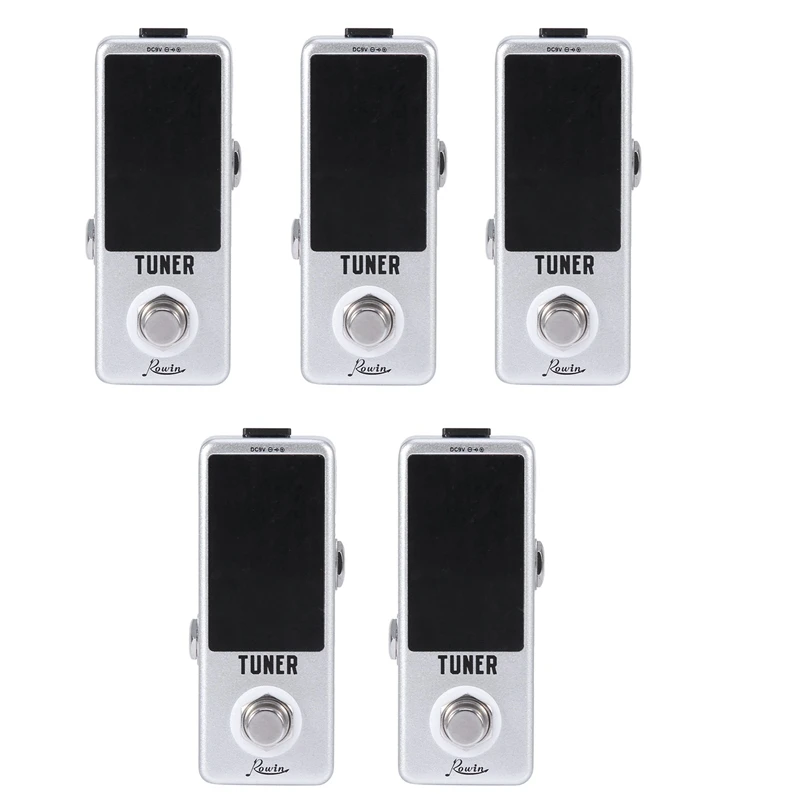 

5X High Precision Guitar Chromatic Tuner Pedal Ture Bypass