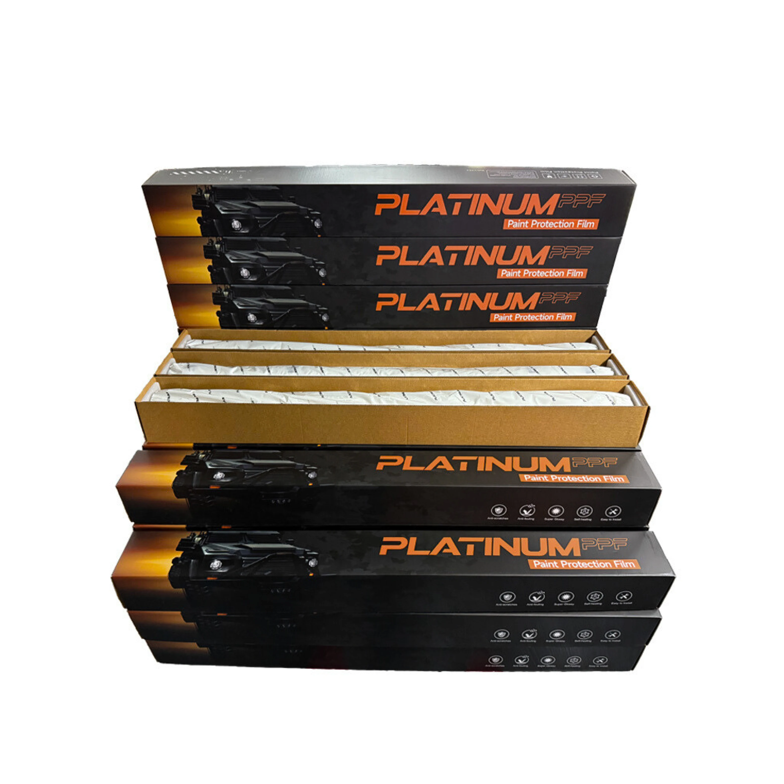 TPU Film Hydrophobic PPF TPU Car Body 7.5 Mil Paint Protection Film Self Healing Glossy Anti Yellow TPU Film