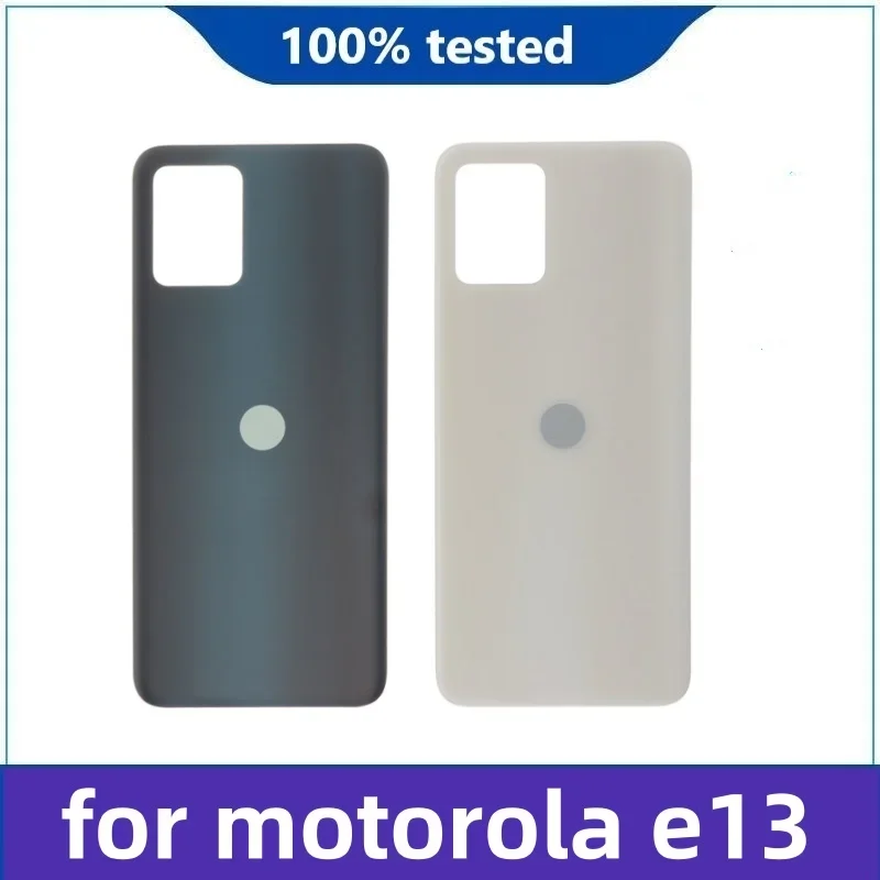 Nuevo 6,7 "para Motorola e13 funda trasera para batería carcasa piezas traseras para Moto e13 cubierta de batería con logo