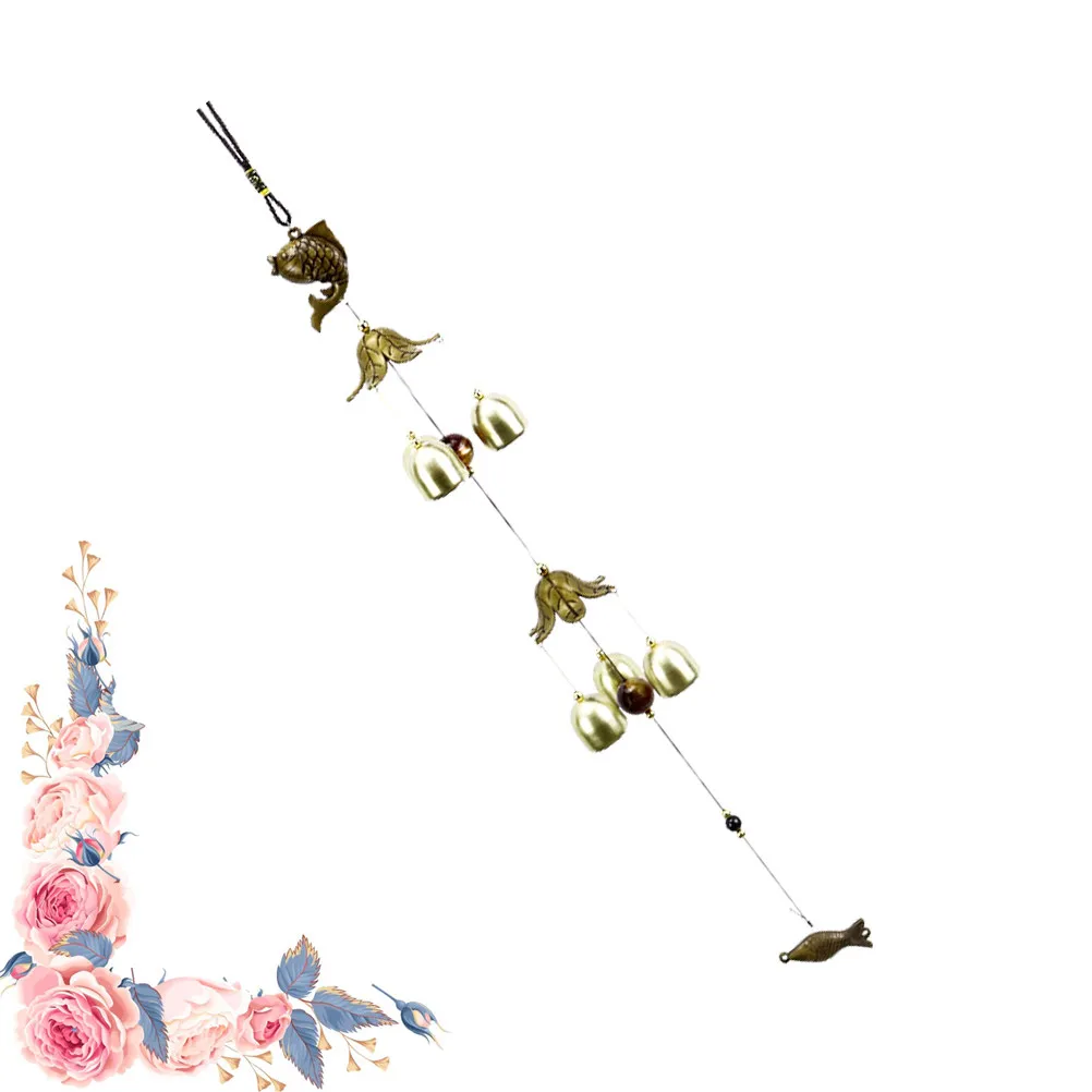 Alloy Wind Chimes Creative Hanging Outdoor Garden Decor Deep Tone Relaxing Sound Whispering Melodies Hanging Ornament for Home