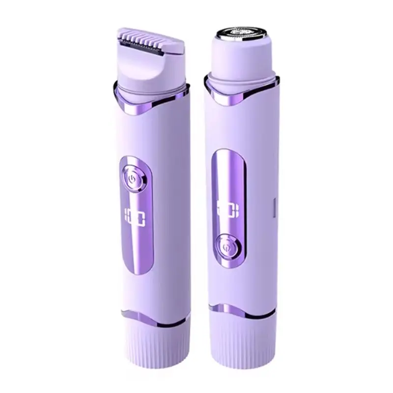 A83X-Dual-Purpose 2-In-1 Electric Hair Trimmer For Painless Facial Leg Bikini Body Hair Removal And Shaving