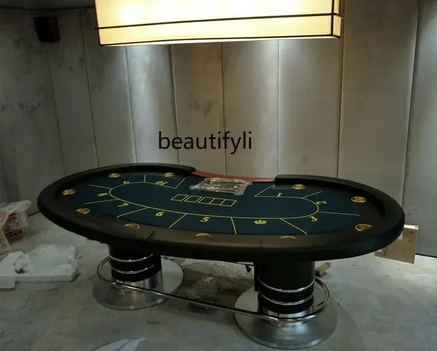 

LXLРоскошный гоночный клуб Клуб Чип Игра Texas Poker TableSSS