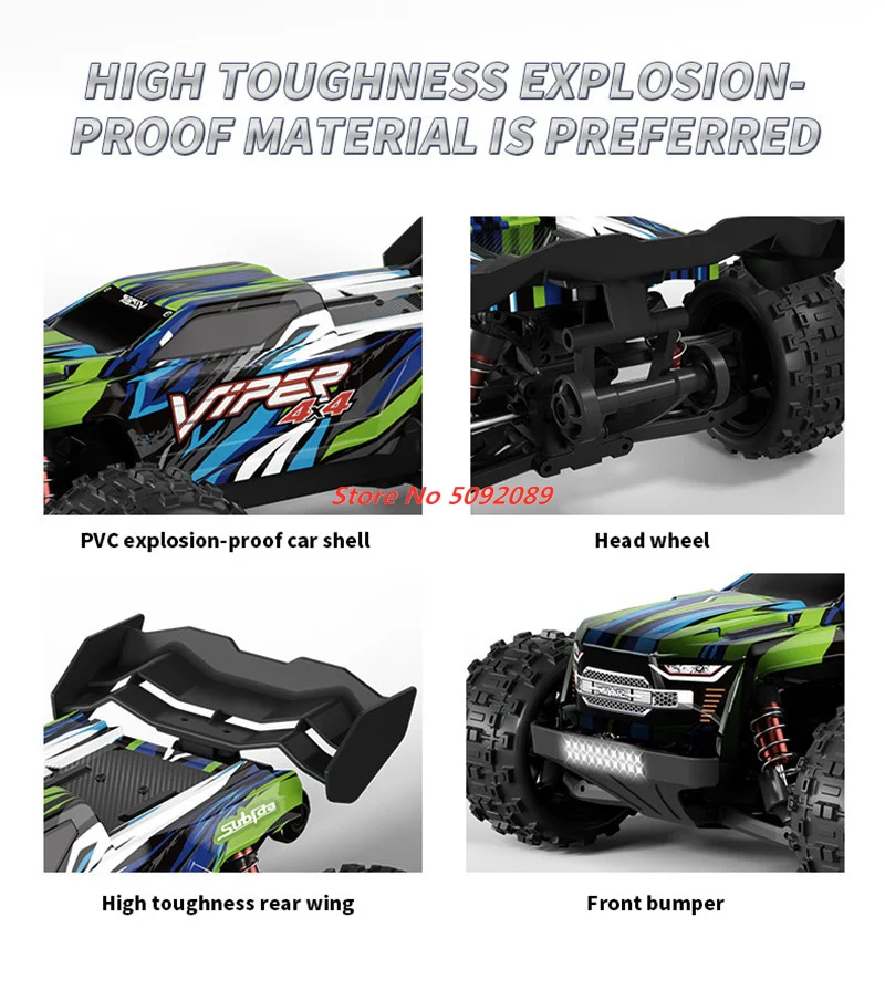 80KM/H Speed RC Racing Car toy 1/16 Brushless 4WD RC Car Off-Road Monster Truck High-Speed Brushless RC Drift Car Vehical Toys