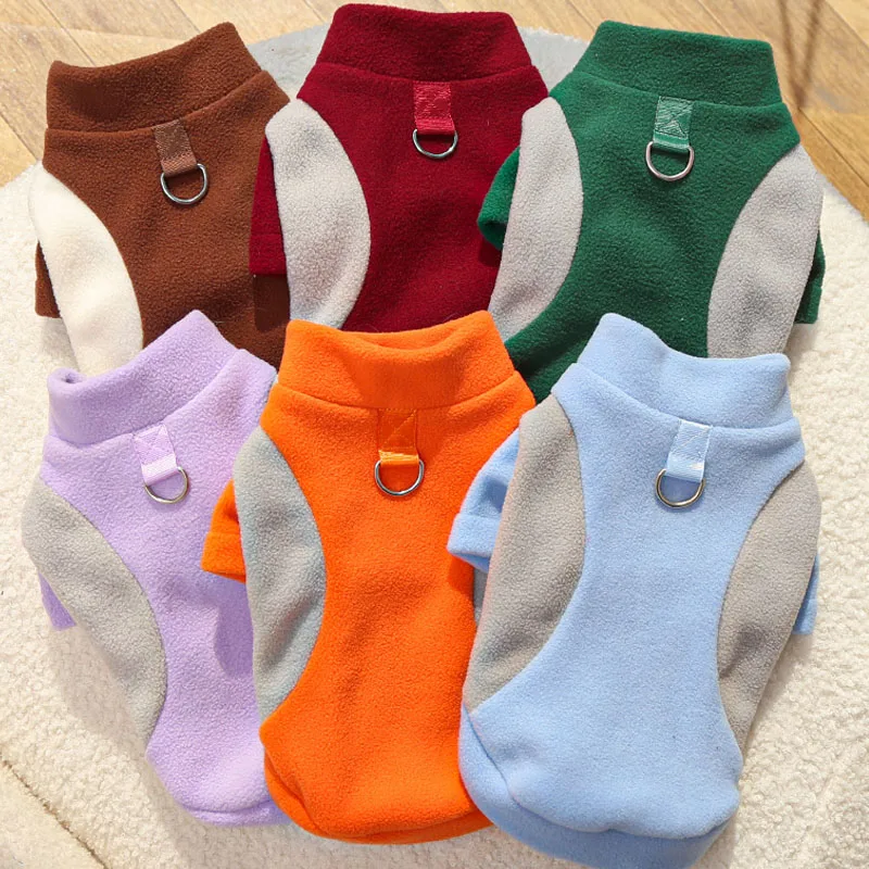 

Warm Dog Clothes Winter Fleece Clothing Pullover Coat Jacket Hoodies Suit For Small Dogs Dachshund York Puppy Sweatshirt Sweater