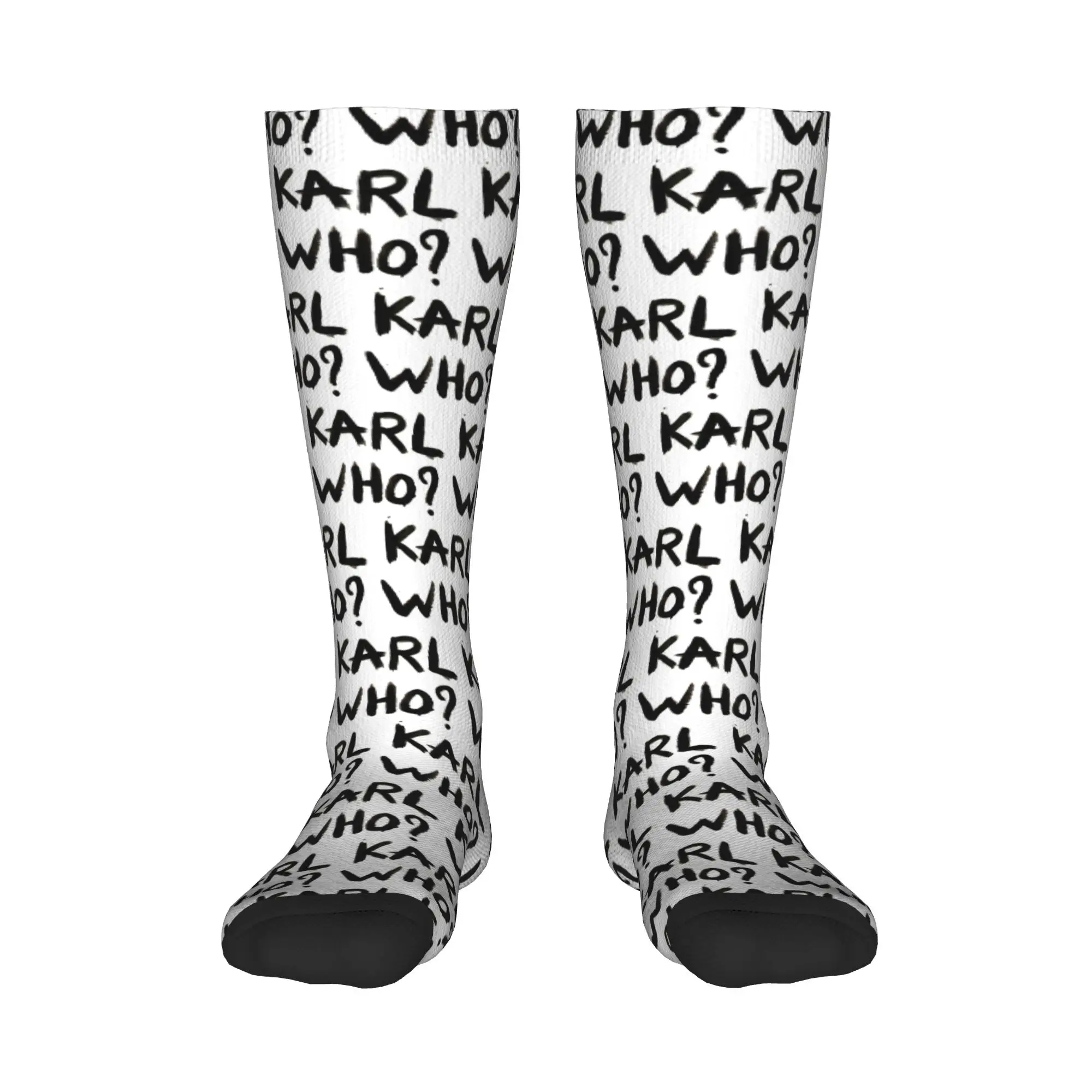 

Всесезонные чулки для экипажа, носки Karl Who, Harajuku, длинные носки в стиле хип-хоп, аксессуары для мужчин и женщин, рождественские подарки