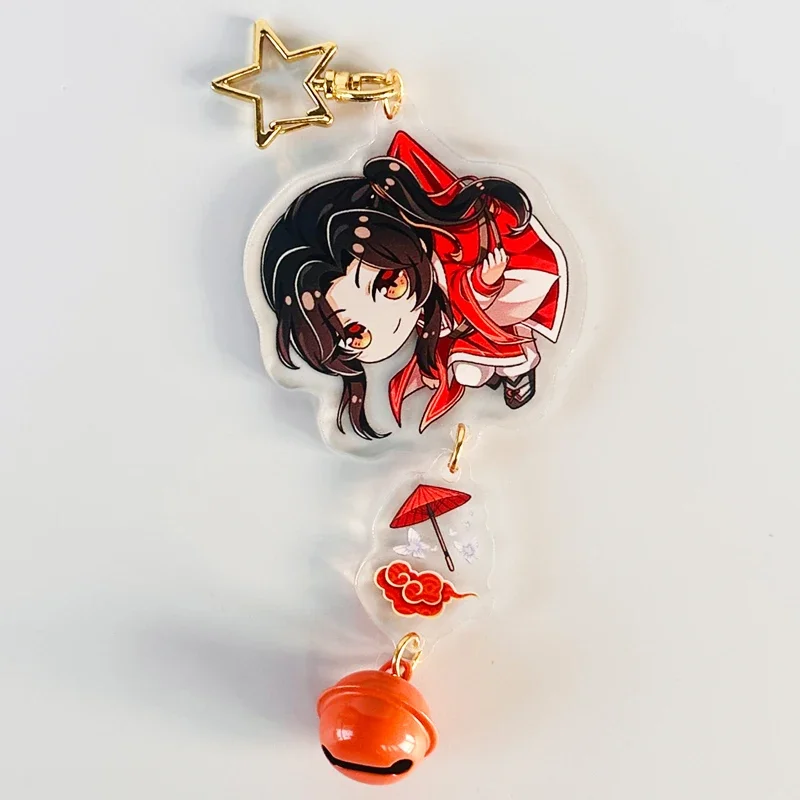 

Anime Heaven Official's Blessing Xie Lian Hua Cheng Acrylic Cute Phone Cell Keychain Cartoon Bag Pendant Widget Decor Xmas Gifts