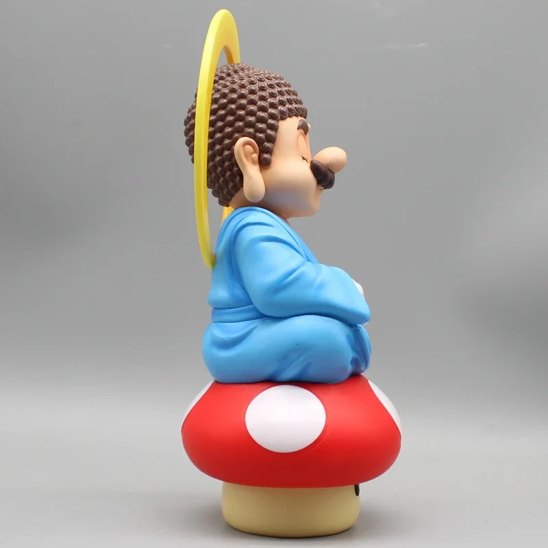 24cm Super Mario Action Figure Anime Crayon Shin-chan Figuras Toys Kawaii Doll PVC Collection Model GK Statue Gift for Children